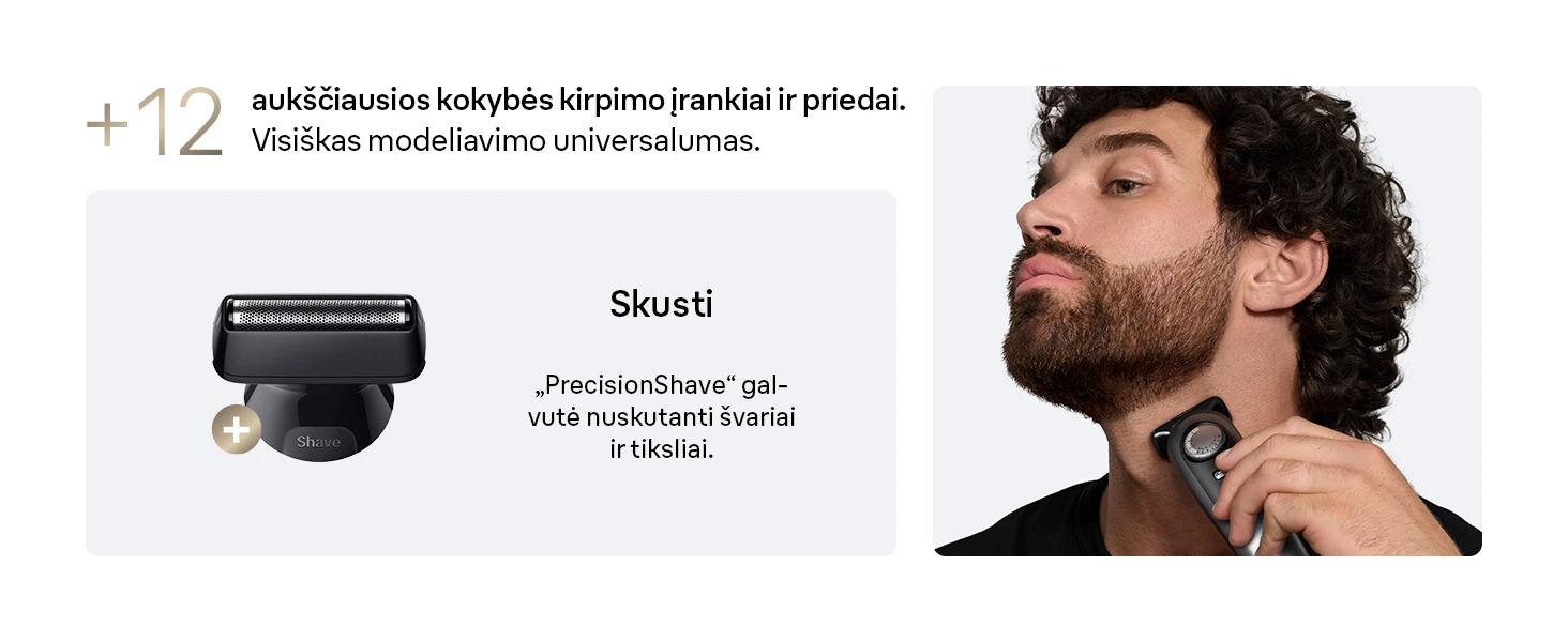 BT9560 Braun Barzdakirpė aprašymas - Prekės nuotrauka
