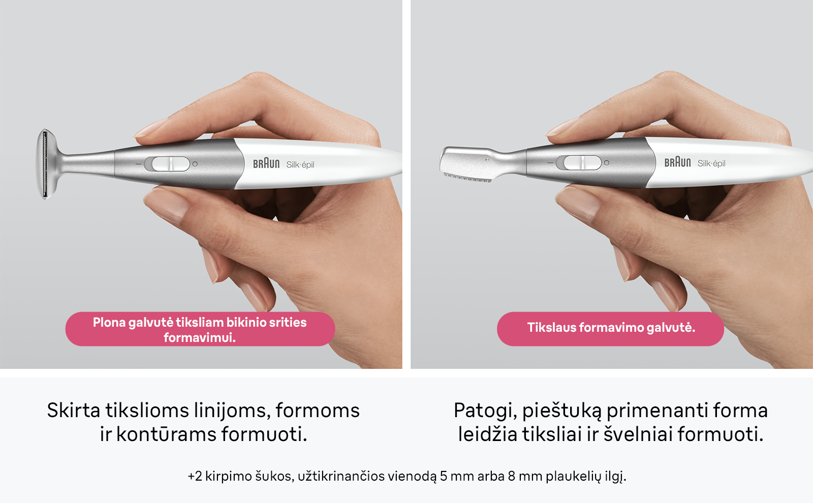 Braun FG1100 kirpiklis aprašymas - Prekės nuotrauka