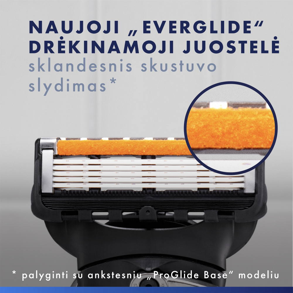 Gillette Fusion Proglide Keičiamosios Skutimosi Galvutės 4 Vnt aprašymas - Prekės nuotrauka