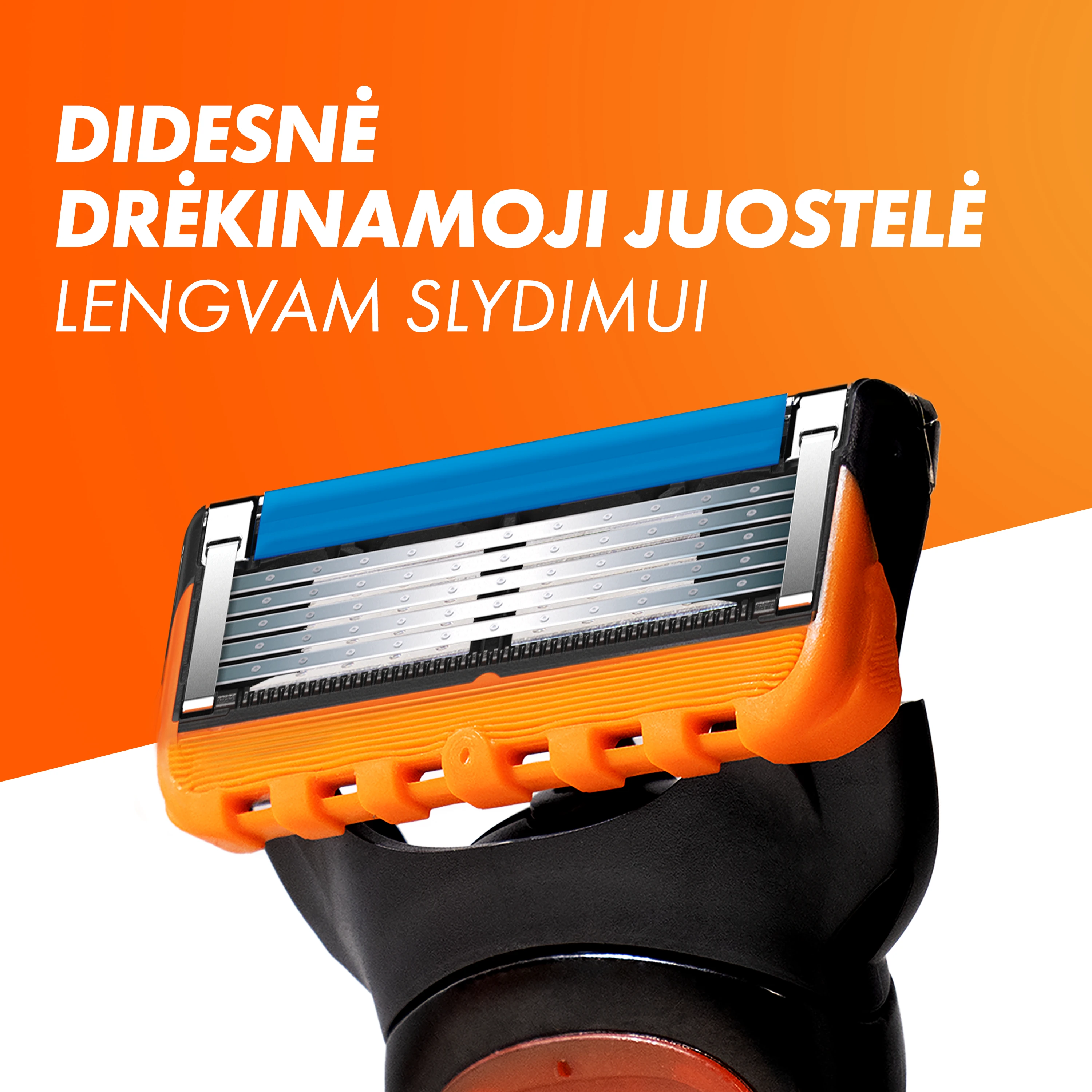 Skustuvas vyrams Gillette Fusion5 Power + 10 skutimosi galvučių aprašymas - Prekės nuotrauka