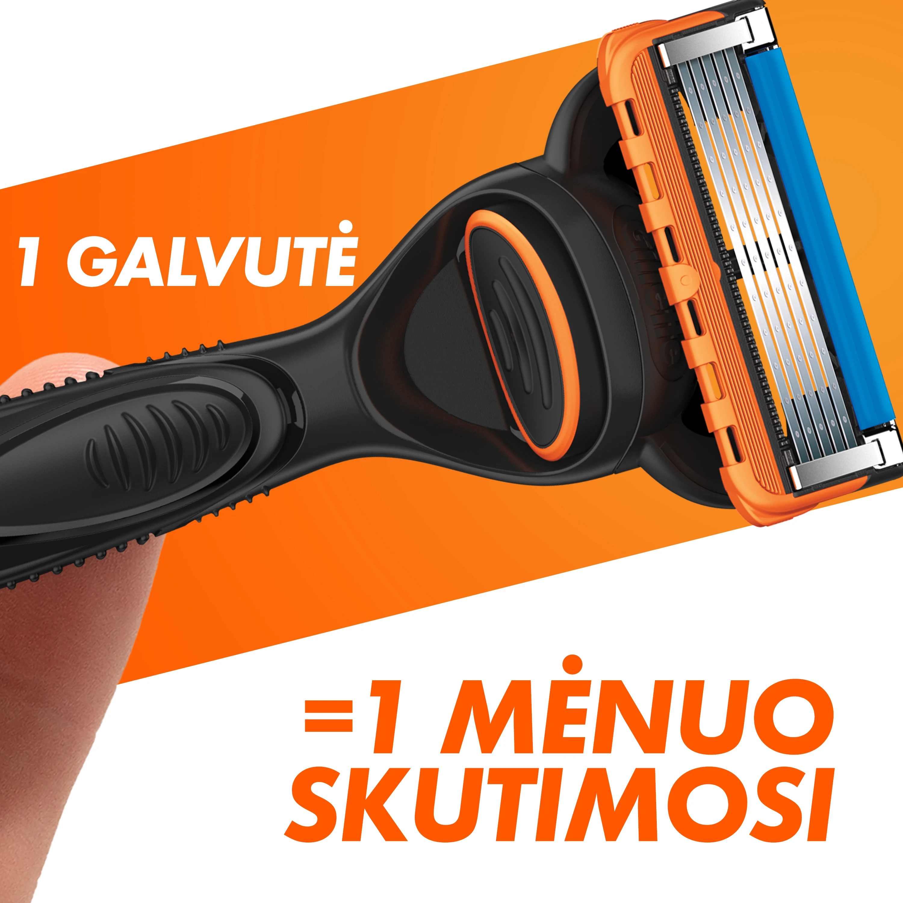 Skustuvas vyrams Gillette Fusion5 Power + 10 skutimosi galvučių aprašymas - Prekės nuotrauka