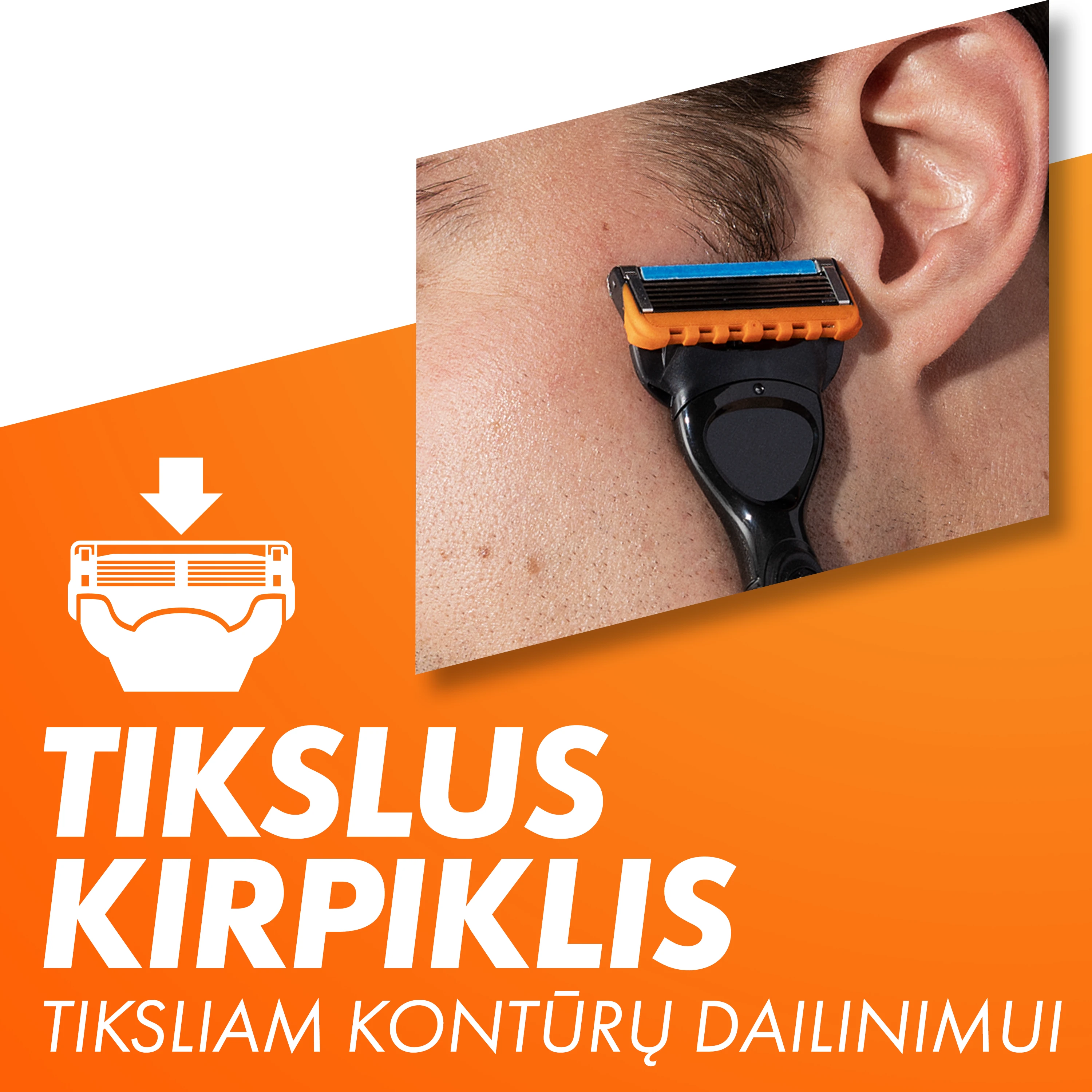 Skustuvas vyrams Gillette Fusion5 Power + 10 skutimosi galvučių aprašymas - Prekės nuotrauka
