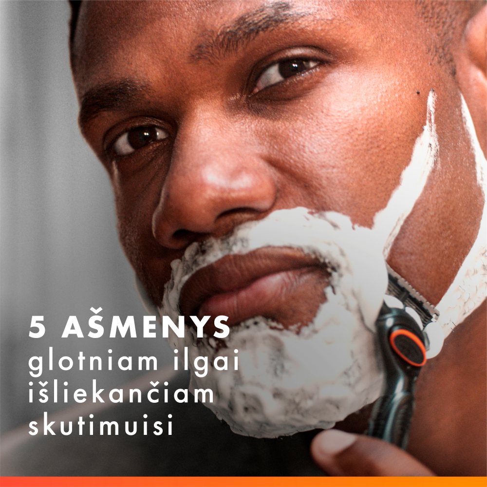 Gillette Fusion5 Power Skustuvas Vyrams + 12 Skutimosi Galvučių aprašymas - Prekės nuotrauka