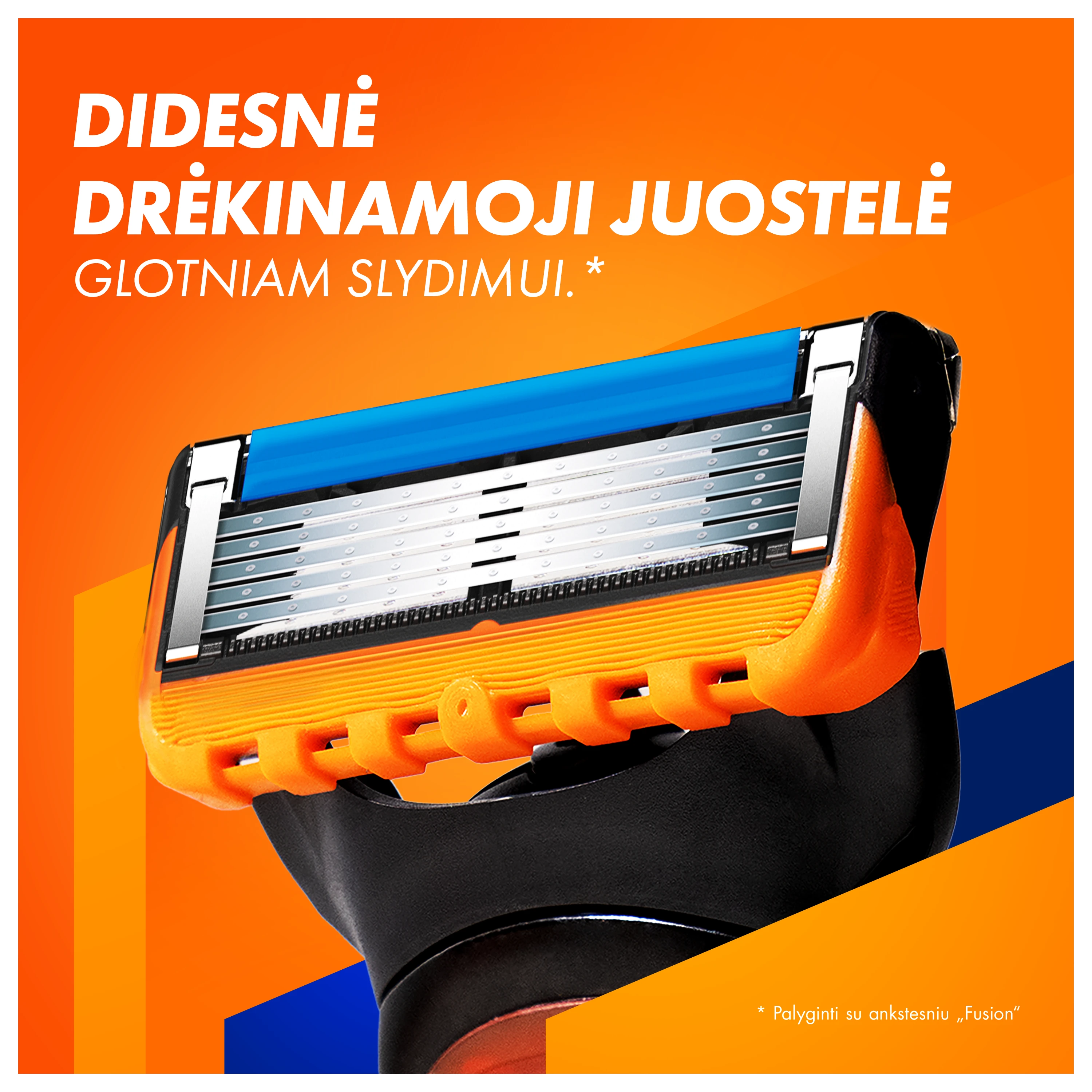 Skustuvas vyrams Gillette Fusion + 5 galvutės aprašymas - Prekės nuotrauka