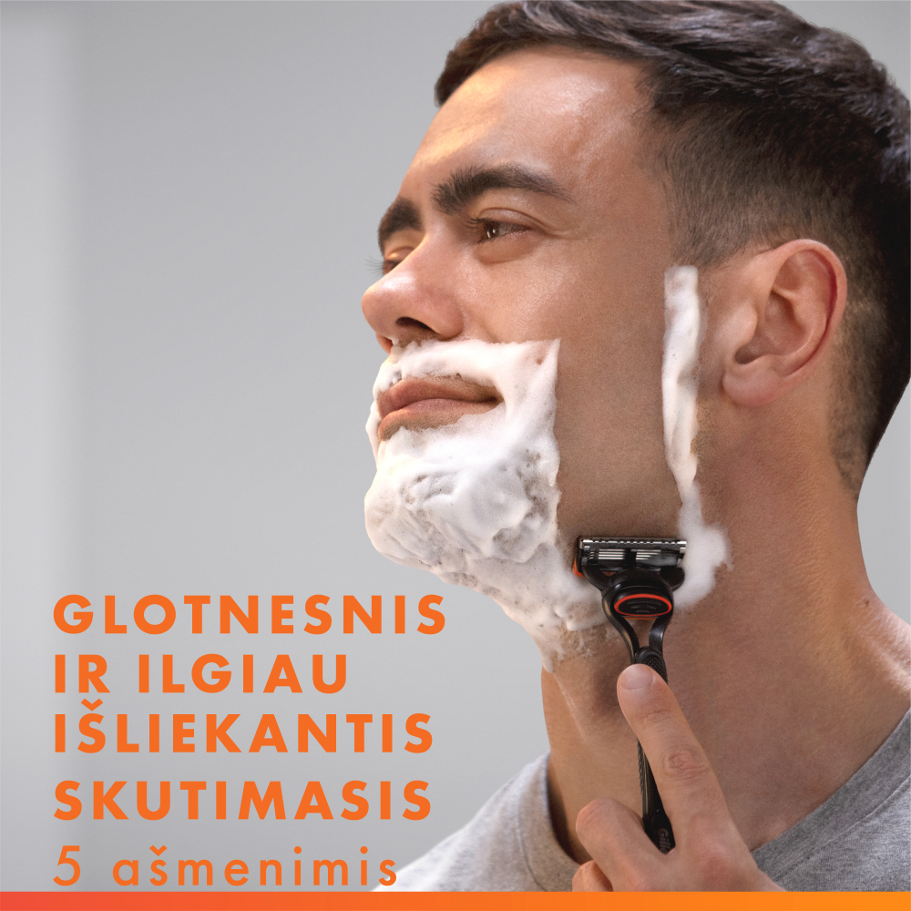 Gillette Fusion5 Skustuvo Vyrams Peiliukai, 20 Skustuvo Galvučių aprašymas - Prekės nuotrauka