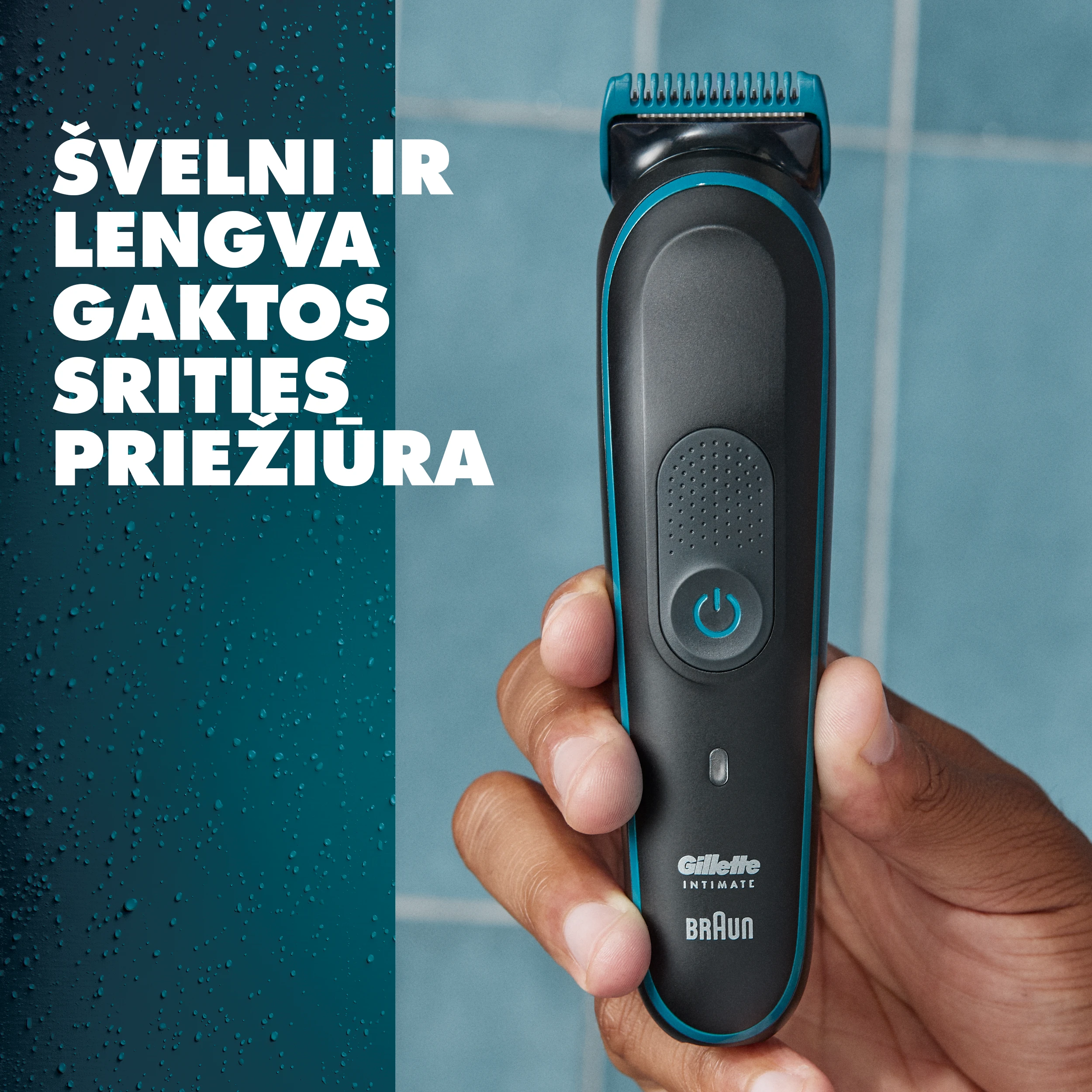 Gillette i5 BG5340 Kūno Plaukų Kirpiklis Vyrams aprašymas - Prekės nuotrauka
