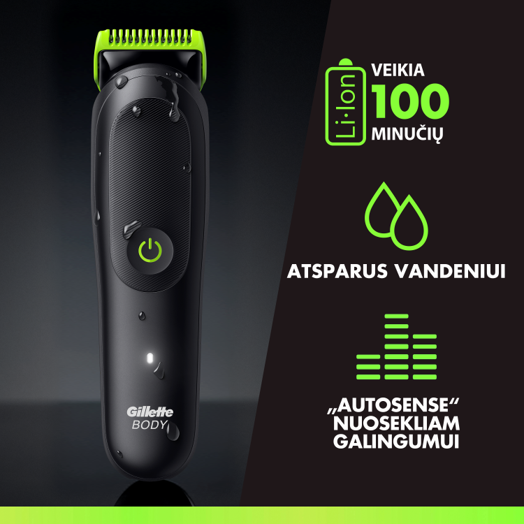 Gillette Labs Body & Intimate Kirptuvas aprašymas - Prekės nuotrauka