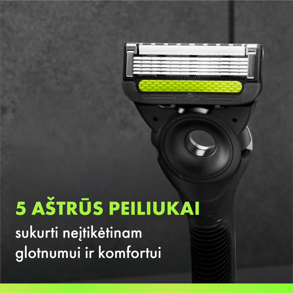 Gillette Labs Skustuvo Vyrams Peiliukai, 10 Skustuvo Galvučių aprašymas - Prekės nuotrauka