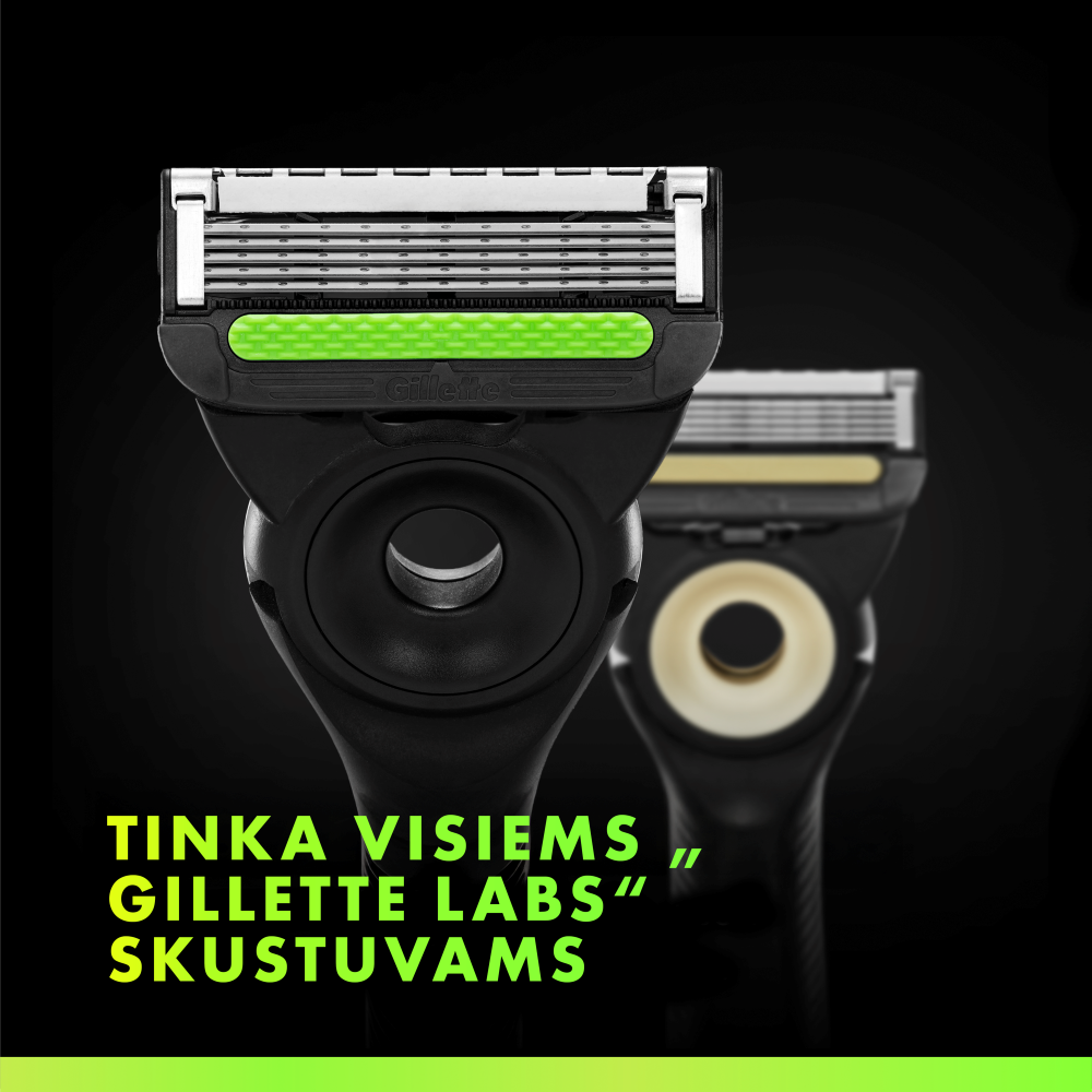 Gillette Labs Skustuvo Vyrams Peiliukai, 10 Skustuvo Galvučių aprašymas - Prekės nuotrauka