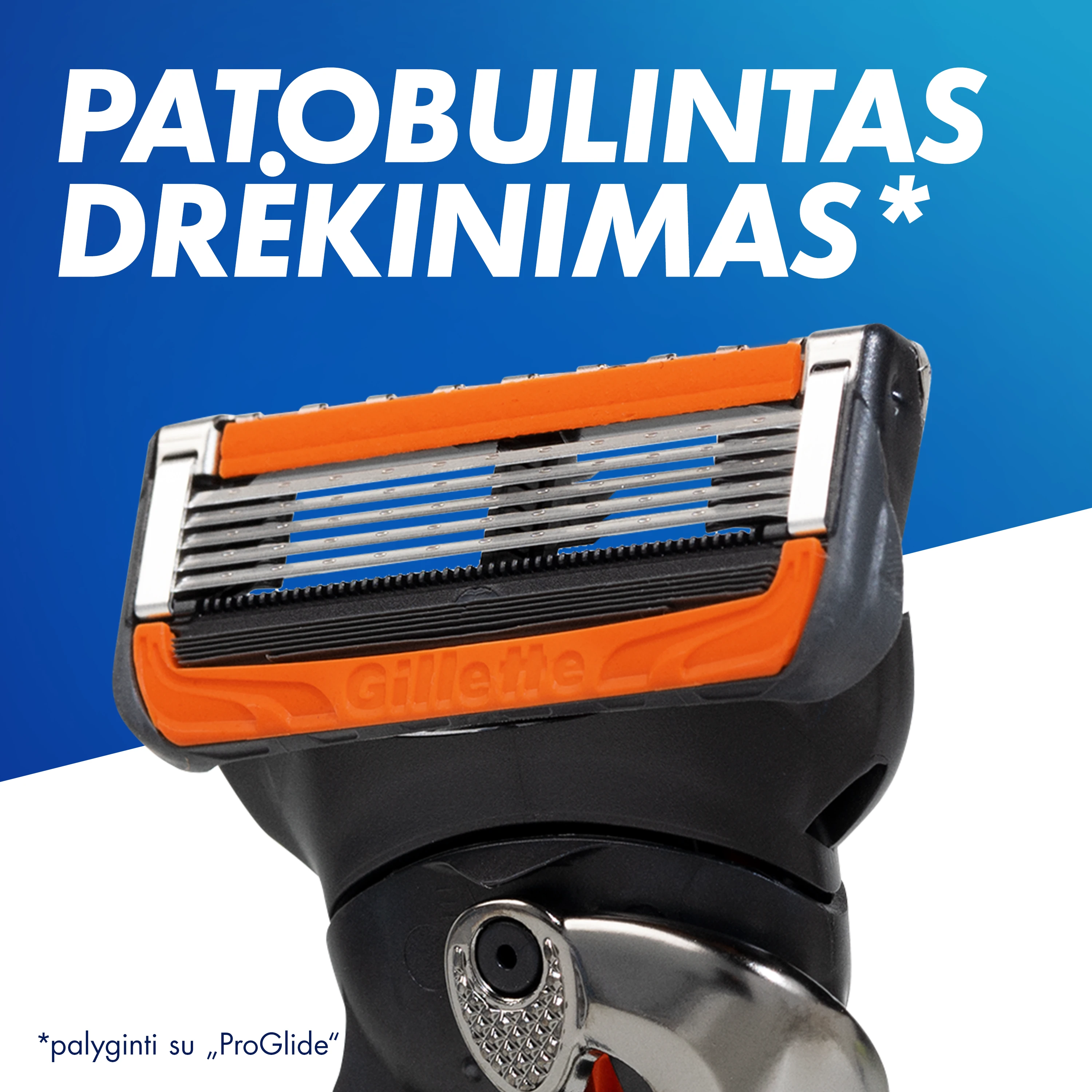 Skustuvo galvutės vyrams Gillette ProGlide Power, 8 vnt. aprašymas - Prekės nuotrauka