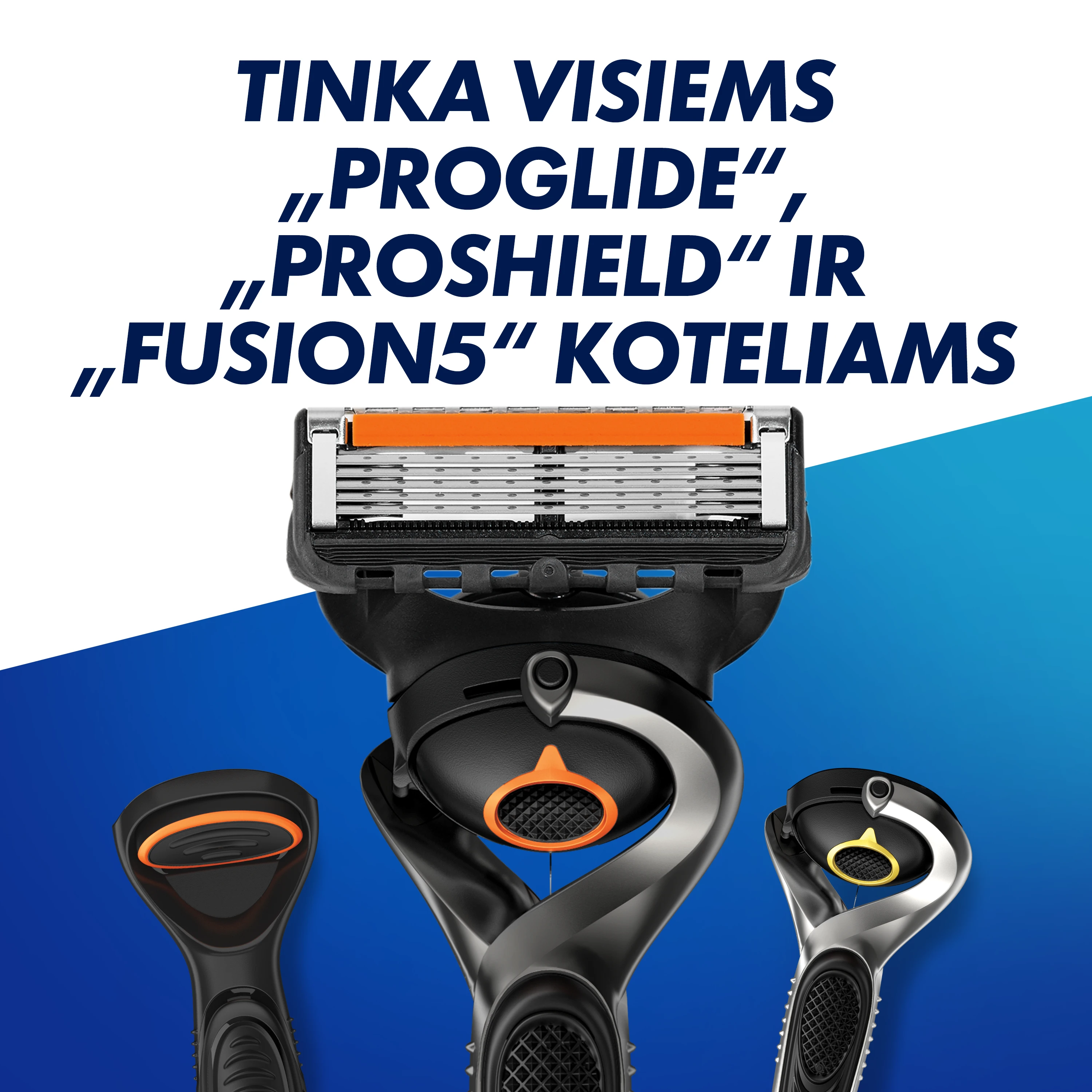 Skustuvo galvutės vyrams Gillette ProGlide Power, 8 vnt. aprašymas - Prekės nuotrauka