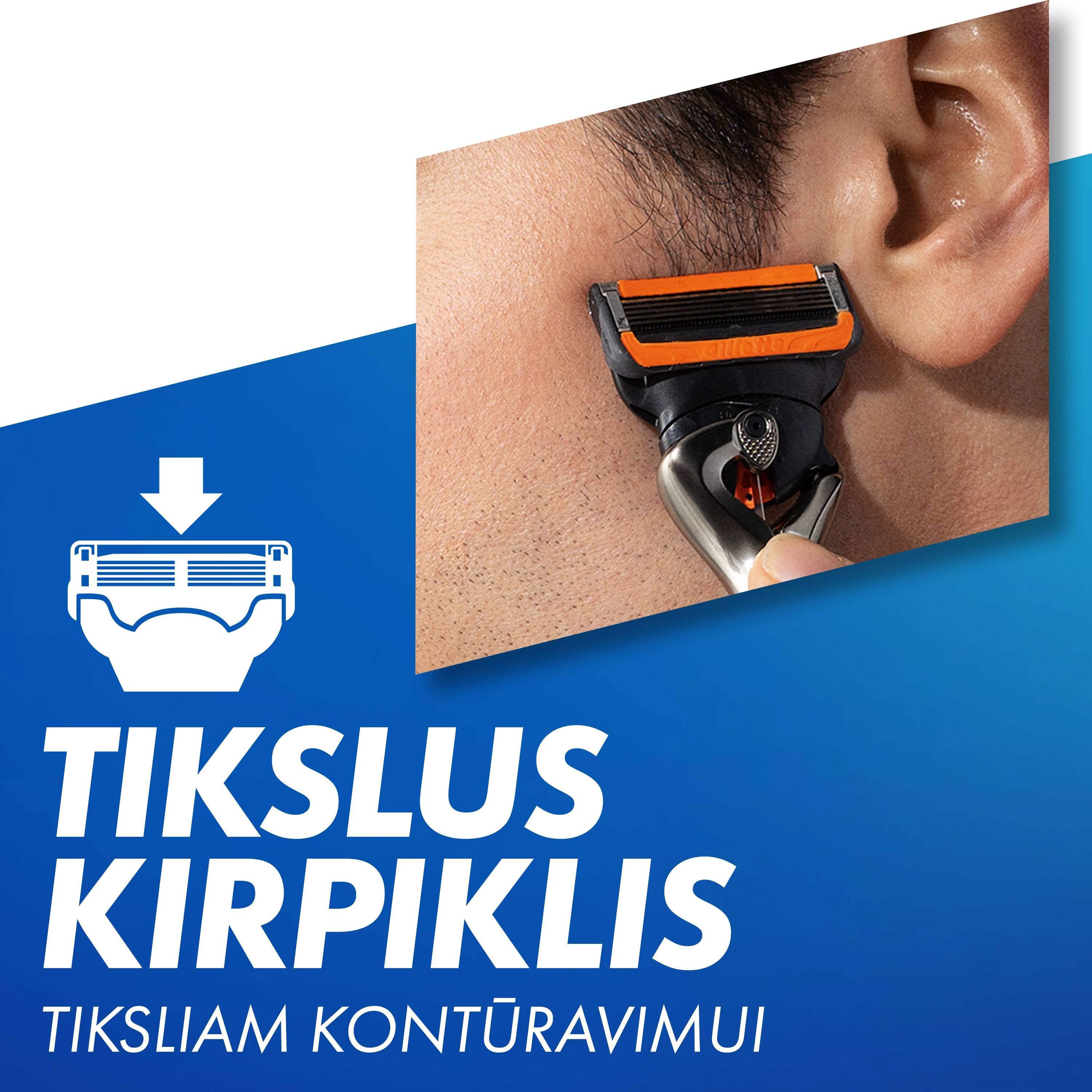 Skustuvo galvutės vyrams Gillette ProGlide Power, 8 vnt. aprašymas - Prekės nuotrauka