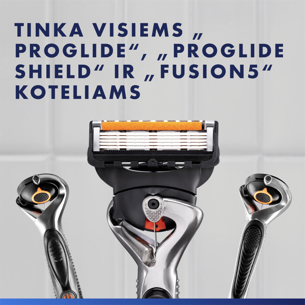 Gillette ProGlide Skustuvas Vyrams + 12 Skutimosi Galvučių aprašymas - Prekės nuotrauka