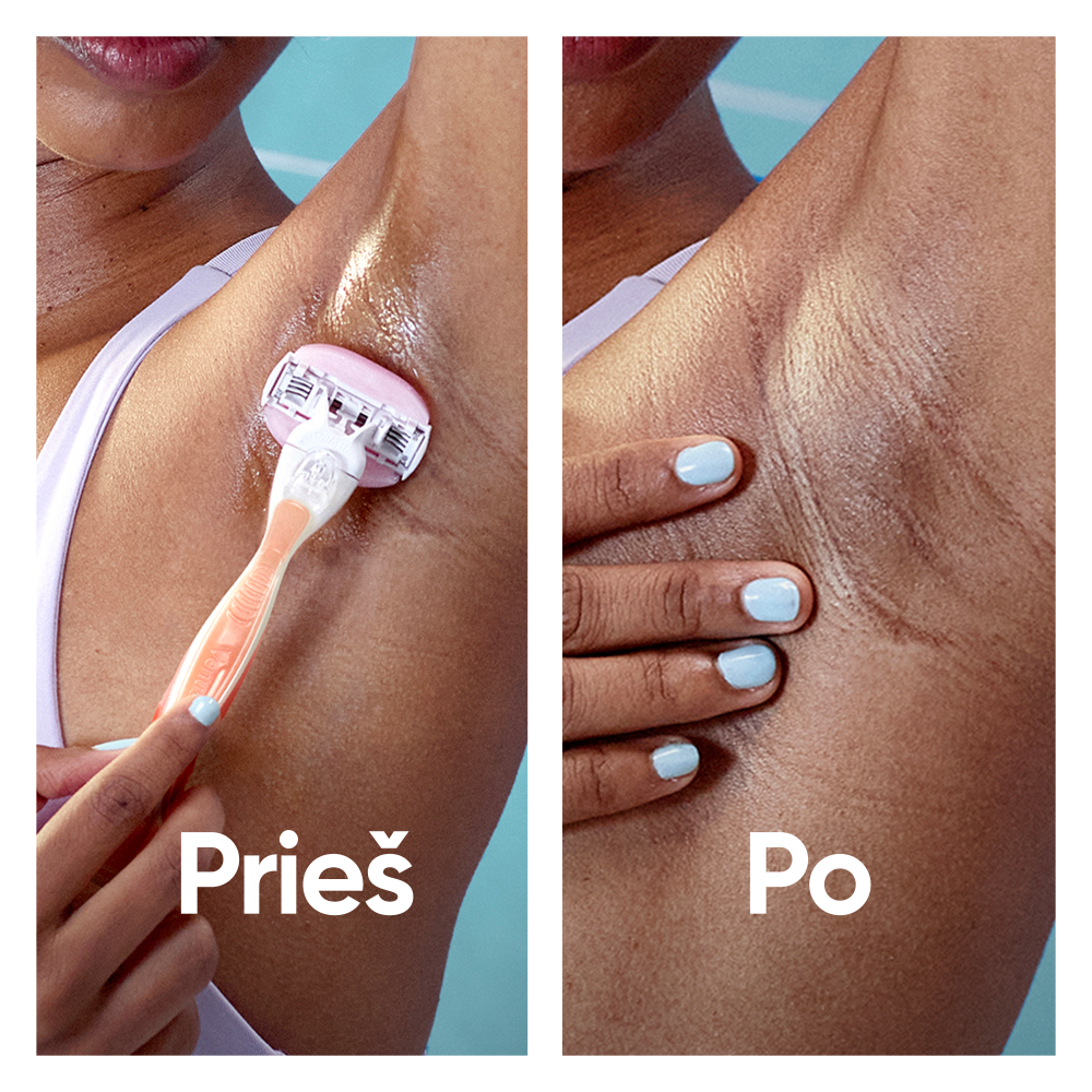 Gillette Venus ComfortGlide Spa Breeze Skustuvas + Galvutės 4 vnt aprašymas - Prekės nuotrauka