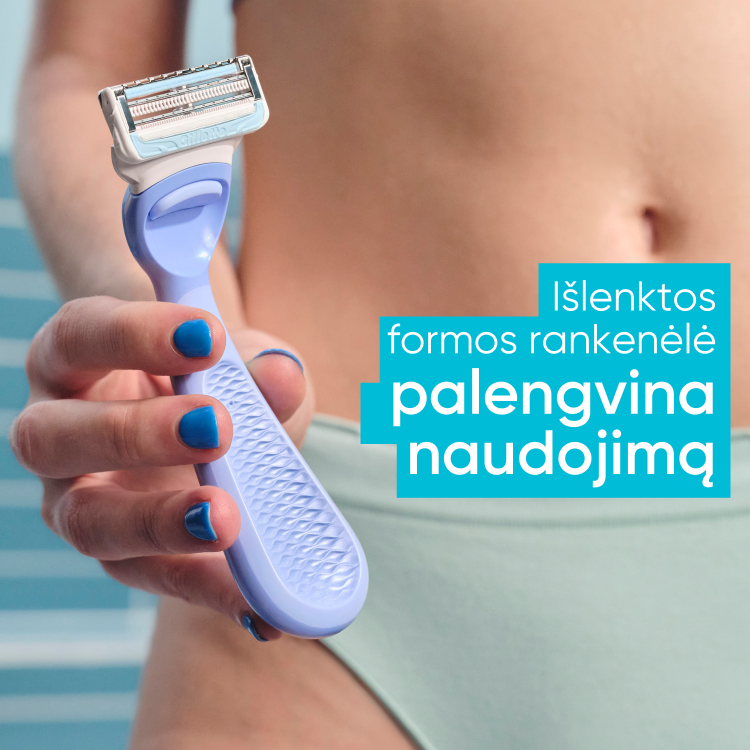 Gillette Venus Intimate Keičiamosios Skutimosi Galvutės, 10 vnt. aprašymas - Prekės nuotrauka