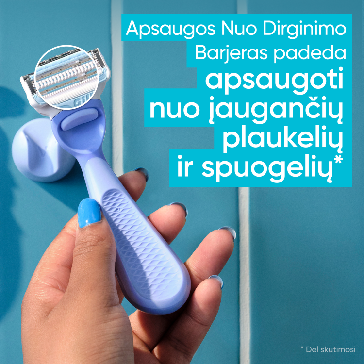 Gillette Venus Intimate Skustuvas, 3 Keičiamosios Kasetės aprašymas - Prekės nuotrauka