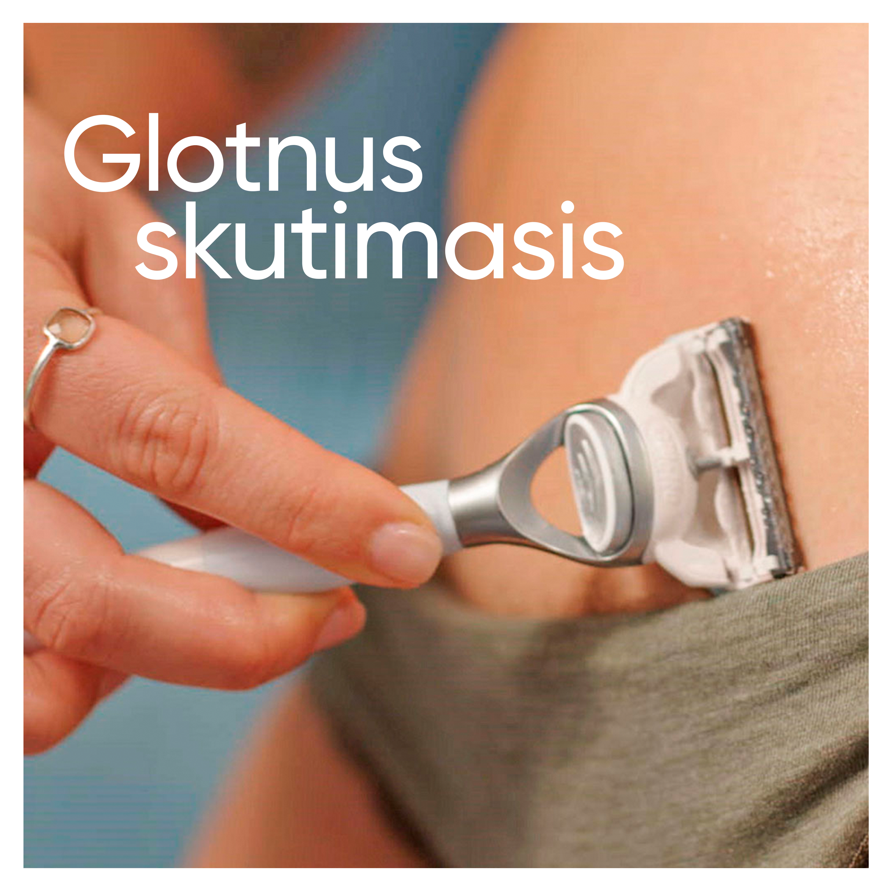 Gillette Venus Satin Care Skustuvas Gaktos Plaukams aprašymas - Prekės nuotrauka
