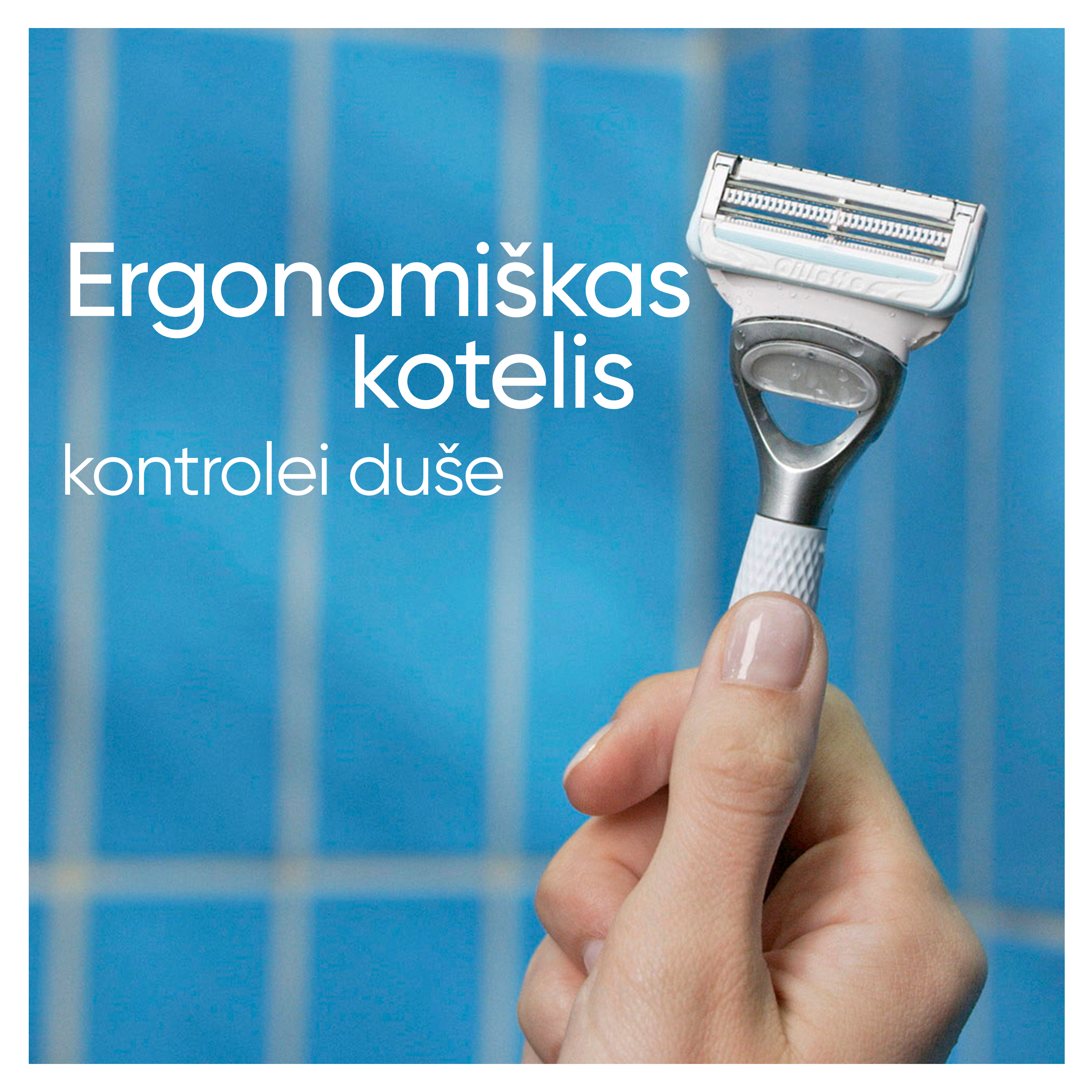 Gillette Venus Satin Care Skustuvas Gaktos Plaukams aprašymas - Prekės nuotrauka