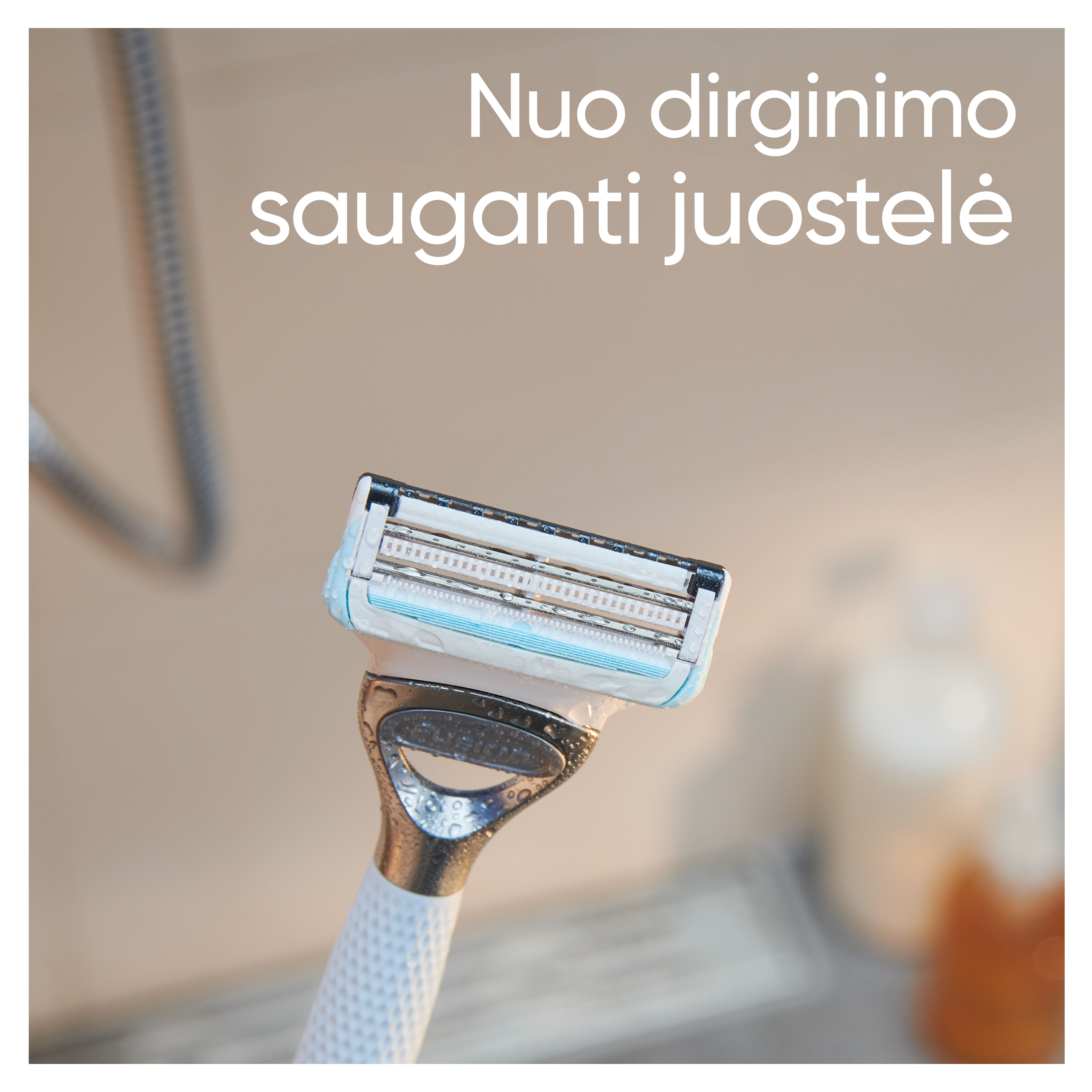 Gillette Venus Satin Care Skustuvas Gaktos Plaukams aprašymas - Prekės nuotrauka
