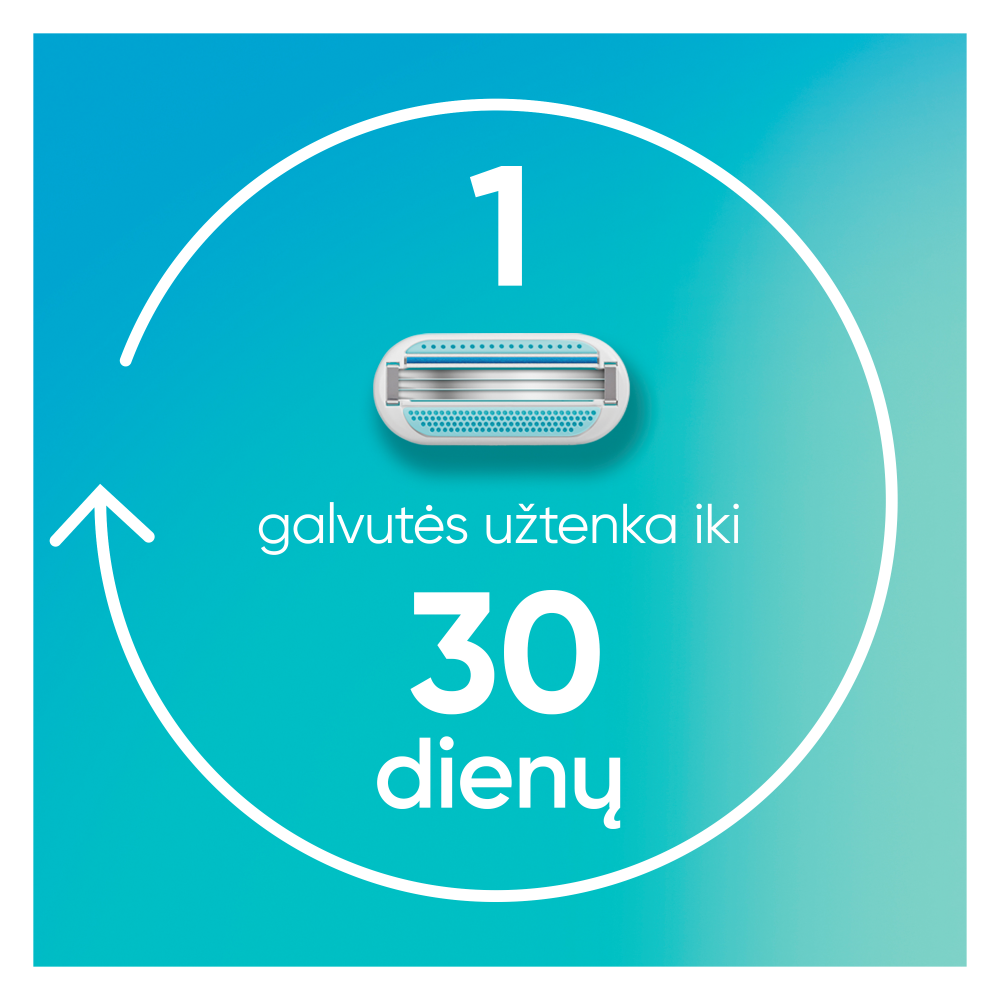 Gillette Venus Smooth Skustuvo Keičiamos Galvutės, 12 vnt. aprašymas - Prekės nuotrauka