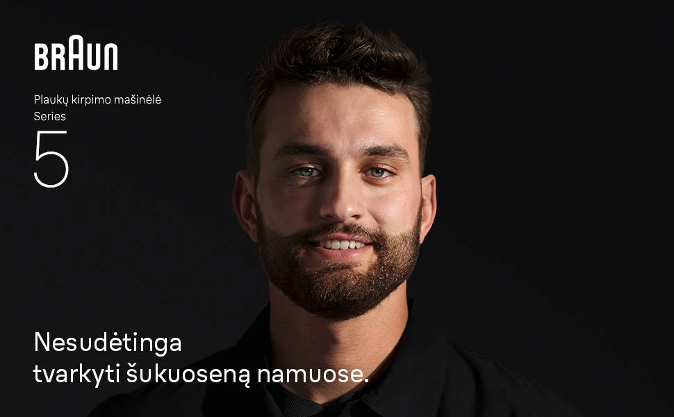 HC5510 Braun Plaukų Kirpimo Mašinėlė aprašymas - Prekės nuotrauka