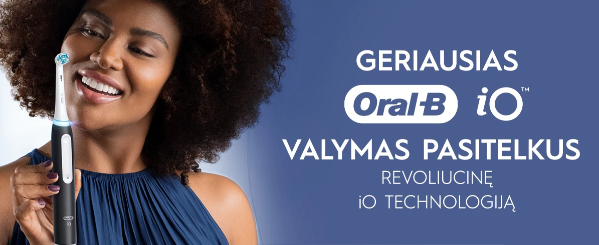 Oral-B | Elektrinis dantų šepetėlis | iO3 Series | Įkraunamas | Suaugusiems | Šepetėlių skaičius galvutės įeina 1 | Number of teeth brushing modes 3 | Blush Rožinė aprašymas - Prekės nuotrauka