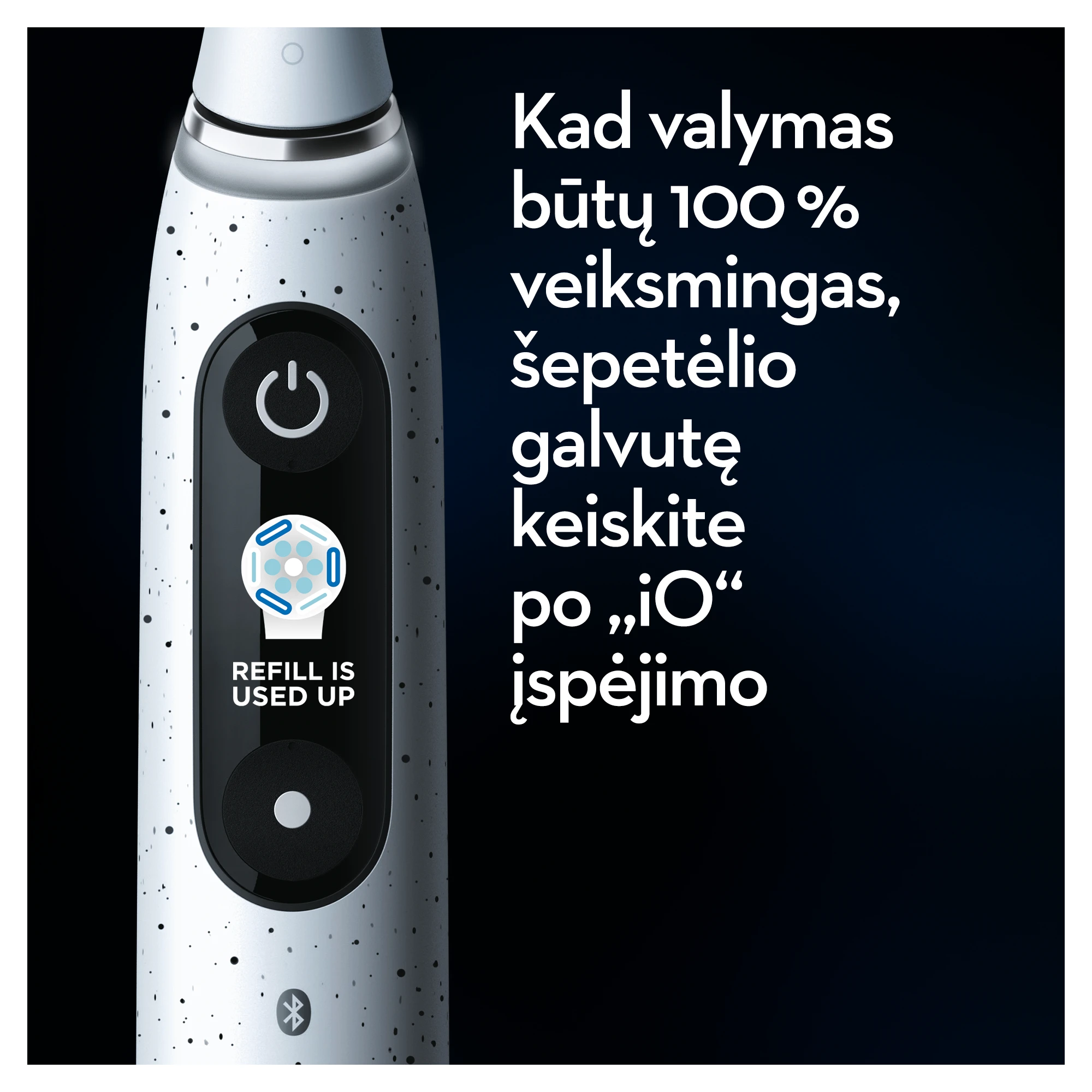 Braun iOM10.1B4.AD Oral-B iO10 Gold Elektrinis Dantų Šepetėlis +TC aprašymas - Prekės nuotrauka
