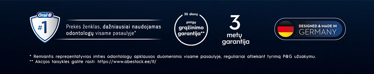 Braun iOM6d.2J6 Oral-B iO6 Duo Pack Elektrinis Dantų Šepetėlis Juodas + Rožinė Sand Extra Handle aprašymas - Prekės nuotrauka