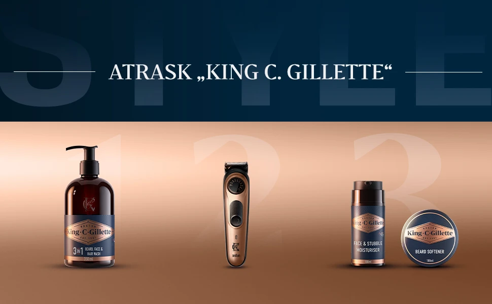 King C. Gillette PRO Kūno Plaukų Kirpiklis Vyrams aprašymas - Prekės nuotrauka