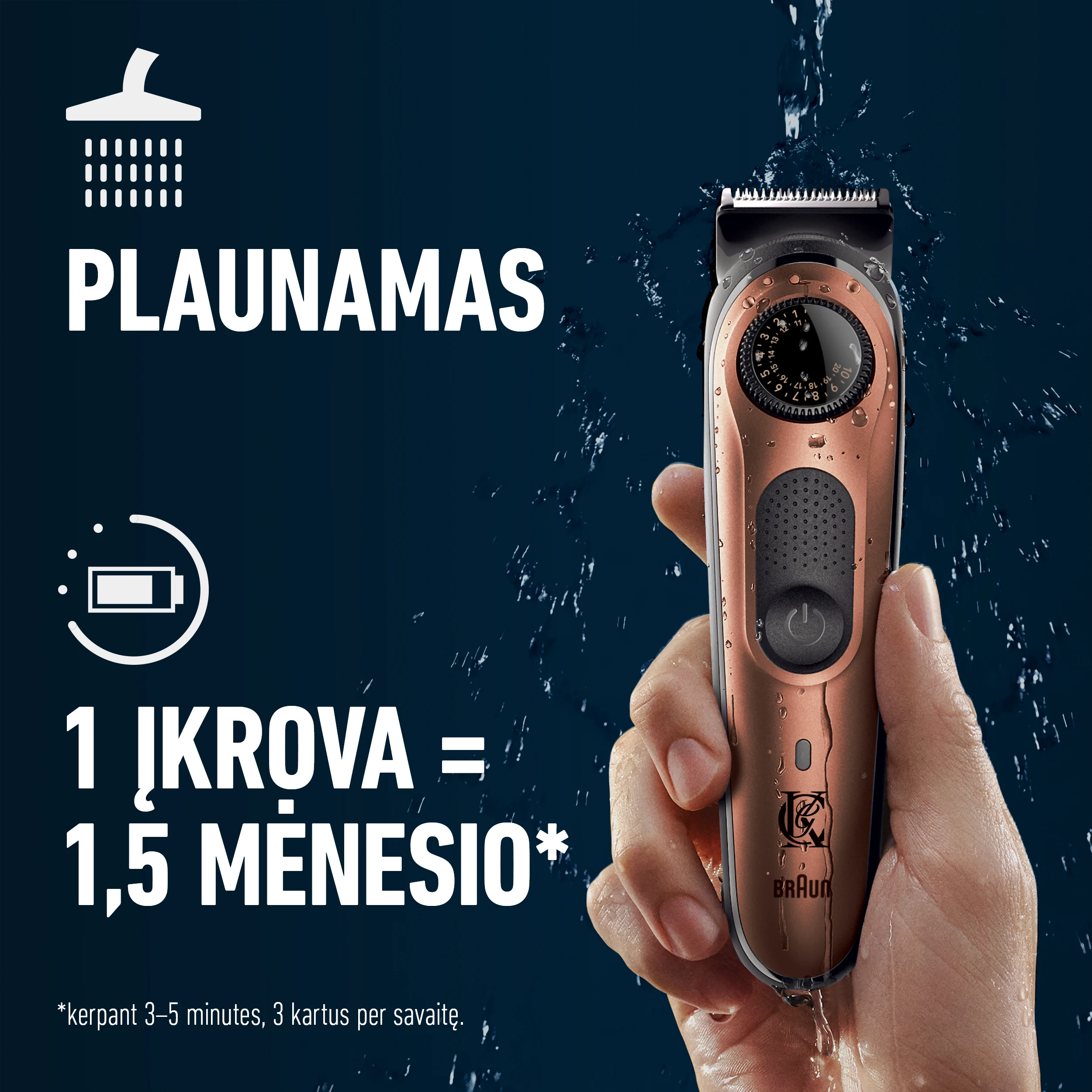 King C. Gillette PRO Kūno Plaukų Kirpiklis Vyrams aprašymas - Prekės nuotrauka