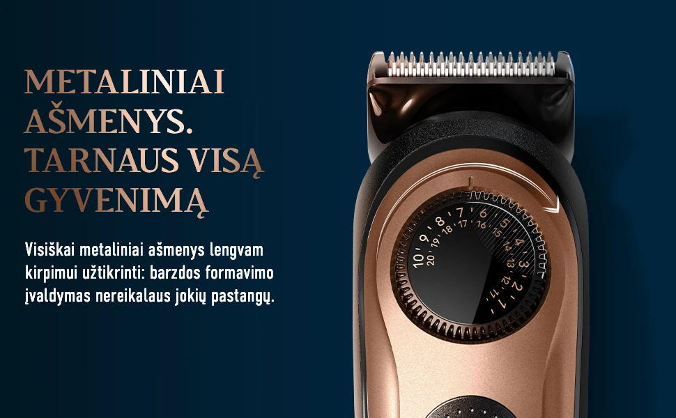 King C. Gillette PRO Kūno Plaukų Kirpiklis Vyrams aprašymas - Prekės nuotrauka