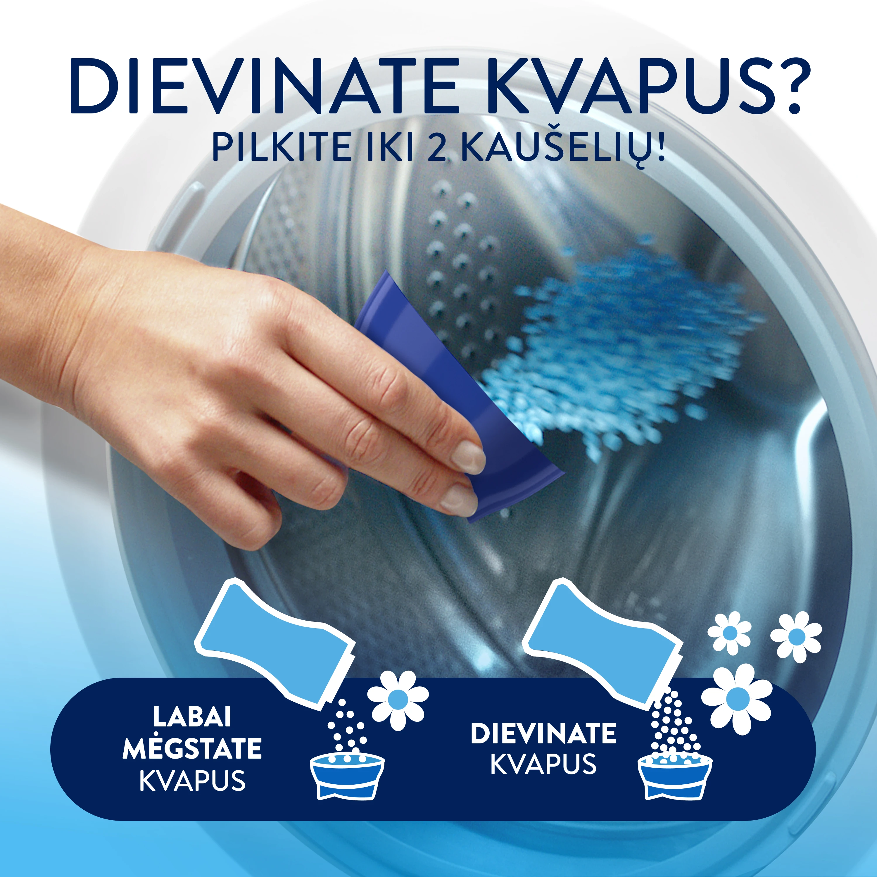 LENOR Kvapų Granulės Spring Awakening 735 g (60 Skalbimai) aprašymas - Prekės nuotrauka