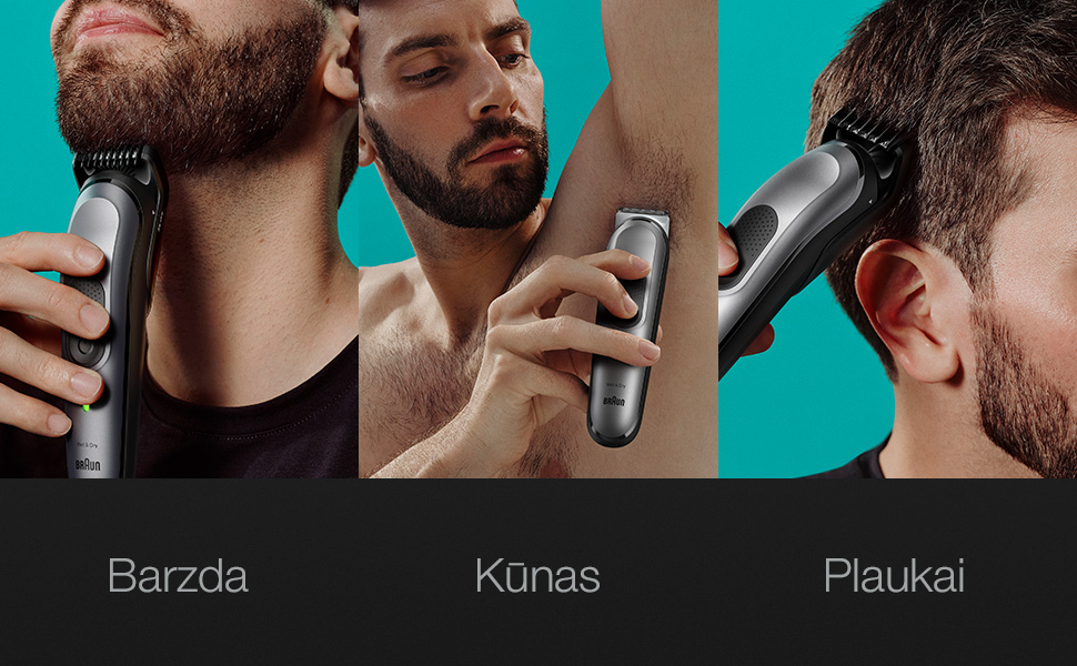 MGK7420 Braun Kirpimo Rinkinys Viskas Viename 10in1 aprašymas - Prekės nuotrauka