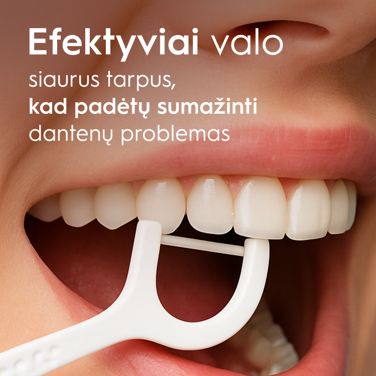 Oral-B Easy Clean tarpdančių siūlo laikikliai, 75 vnt. aprašymas - Prekės nuotrauka