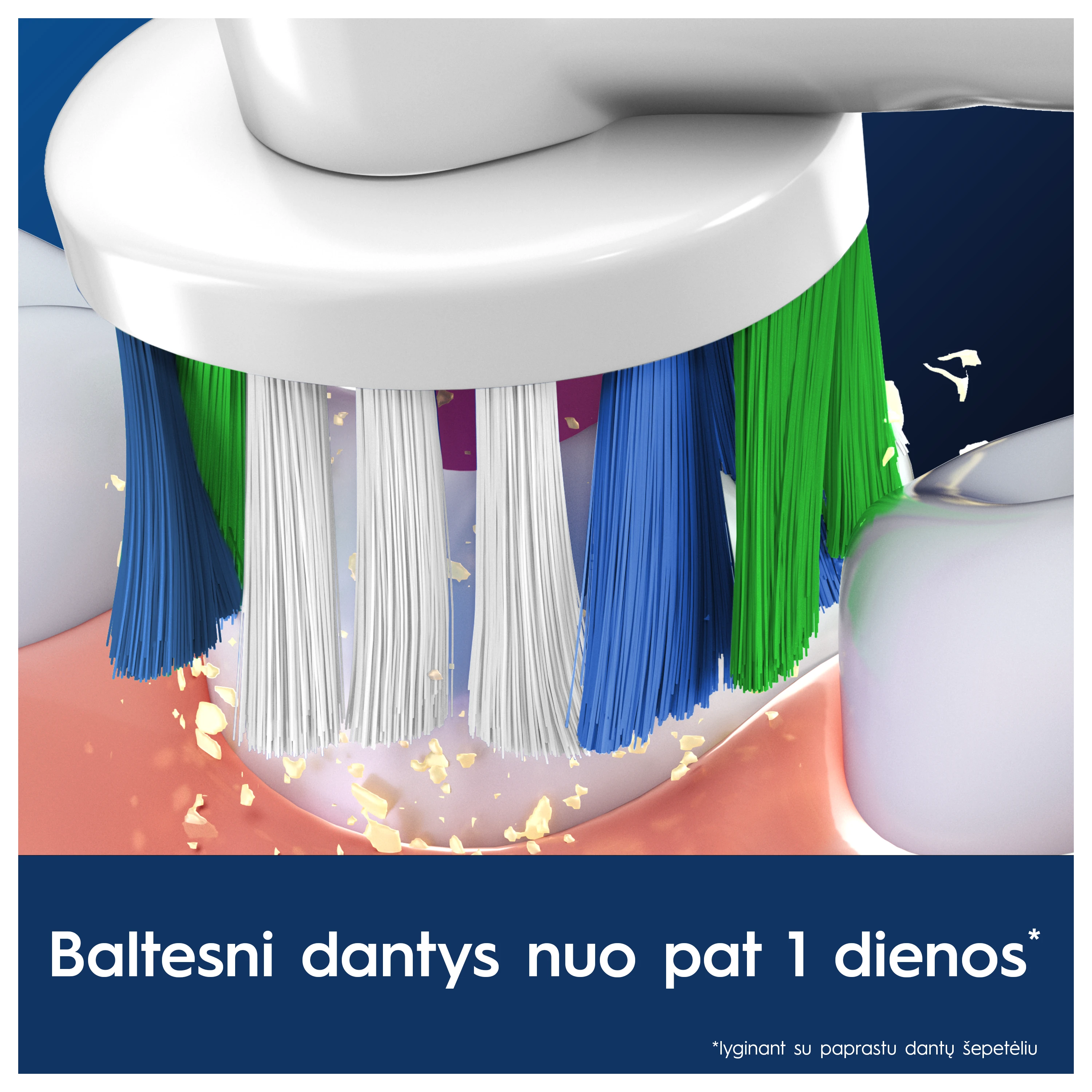 Braun Dantų šepetėlio galvutės Oral-B EB18pRX 3D, 2 vnt. aprašymas - Prekės nuotrauka