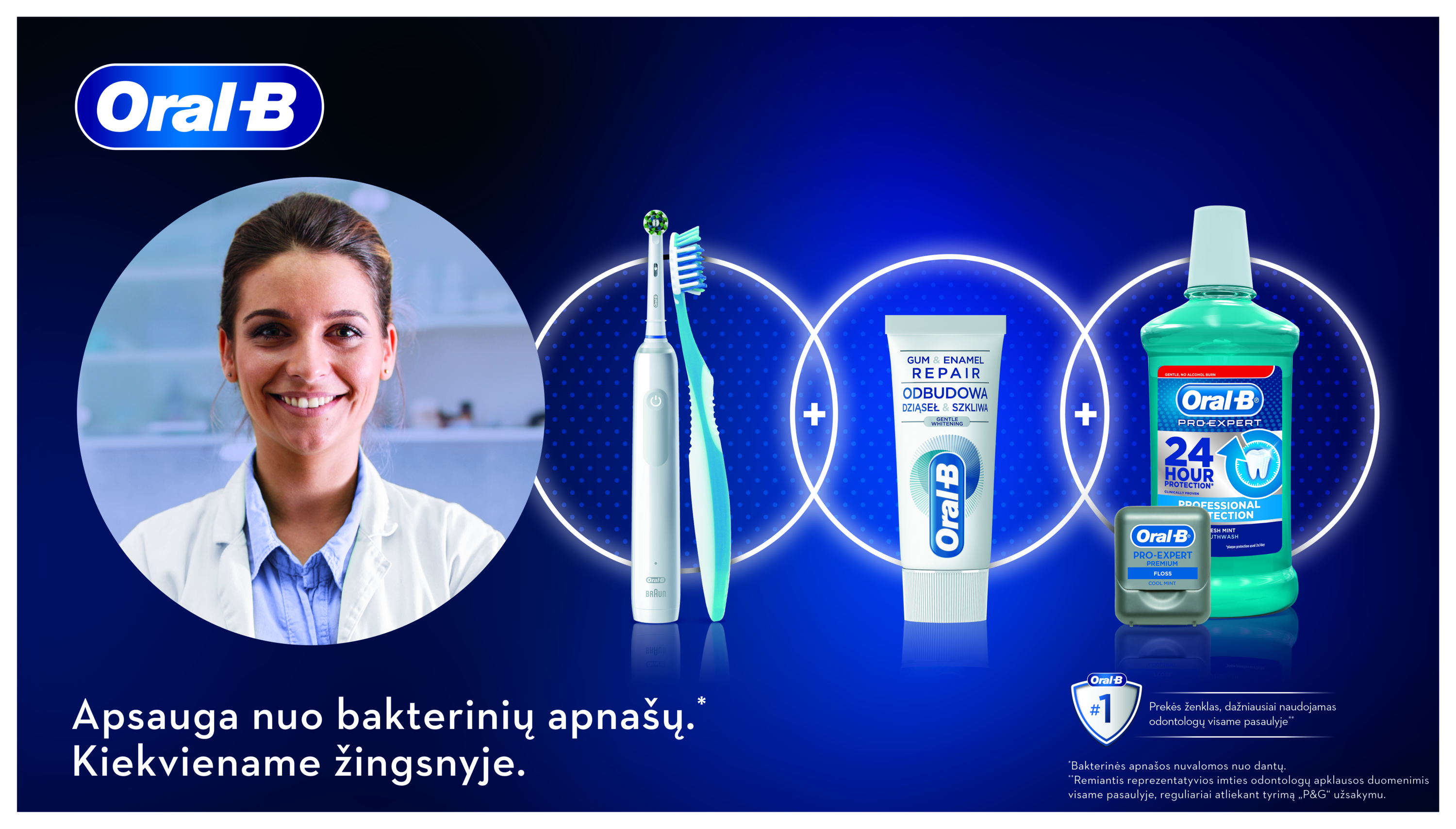 Braun Oral-B Gum & Enamel Professional Gentle Whitening 75ml Dantų pasta aprašymas - Prekės nuotrauka