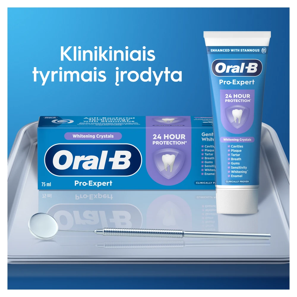 Braun Oral-B Pro-Expert Gentle Whitening Dantų pasta, 125 ml aprašymas - Prekės nuotrauka