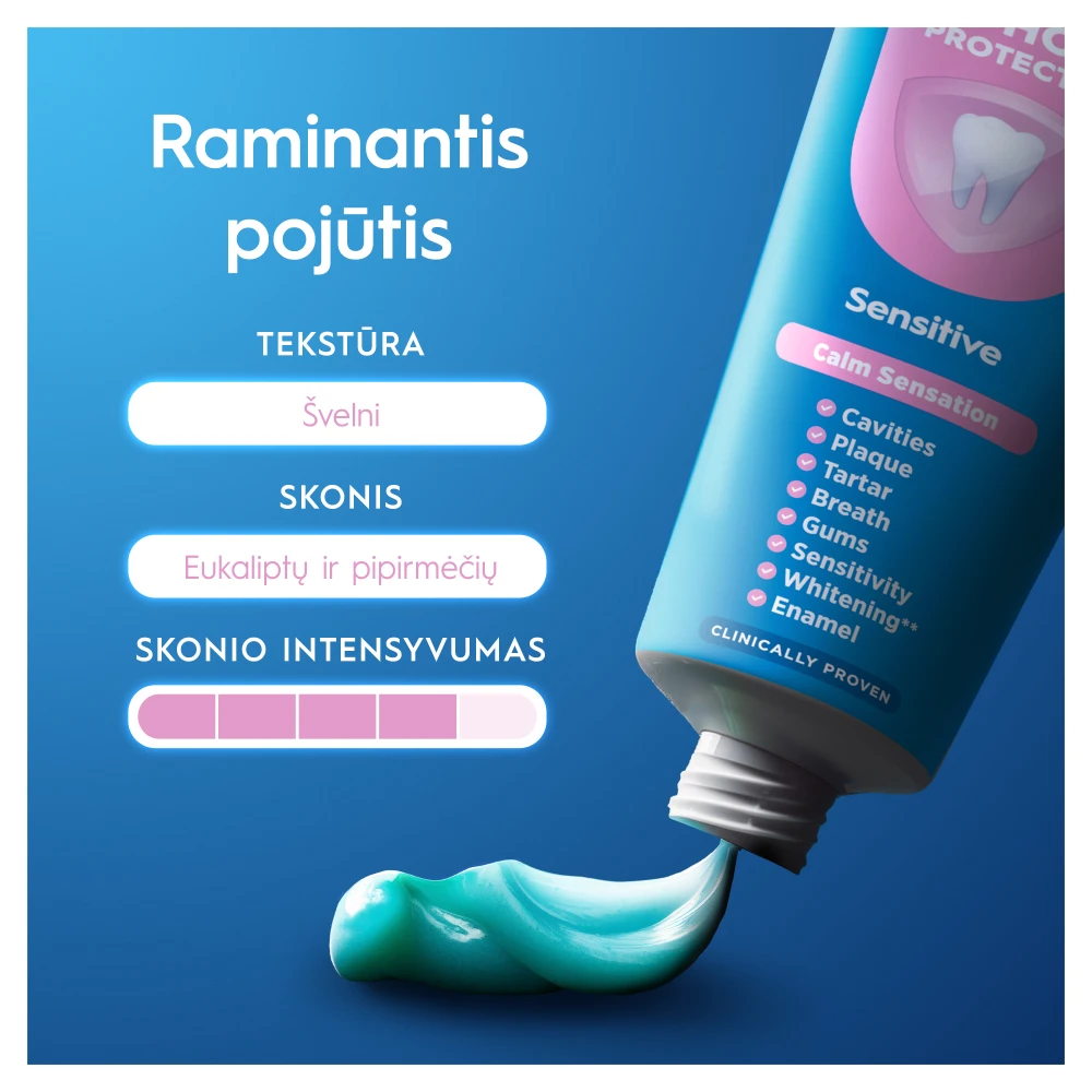Braun Oral-B Pro-Expert Sensitive Calm Sensation Dantų pasta, 125 ml aprašymas - Prekės nuotrauka