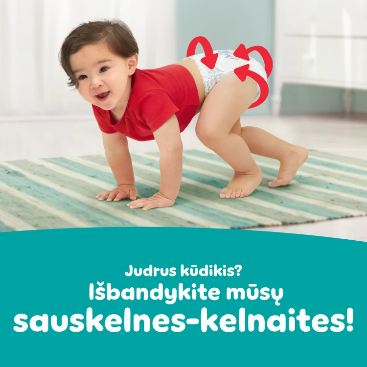 Sauskelnės Pampers Active Baby 5 Dydis, 11-16 kg, 150 vnt. aprašymas - Prekės nuotrauka