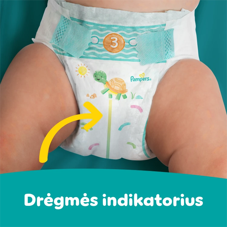 Sauskelnės Pampers Active Baby 6 Dydis, 13-18kg, 128vnt. aprašymas - Prekės nuotrauka