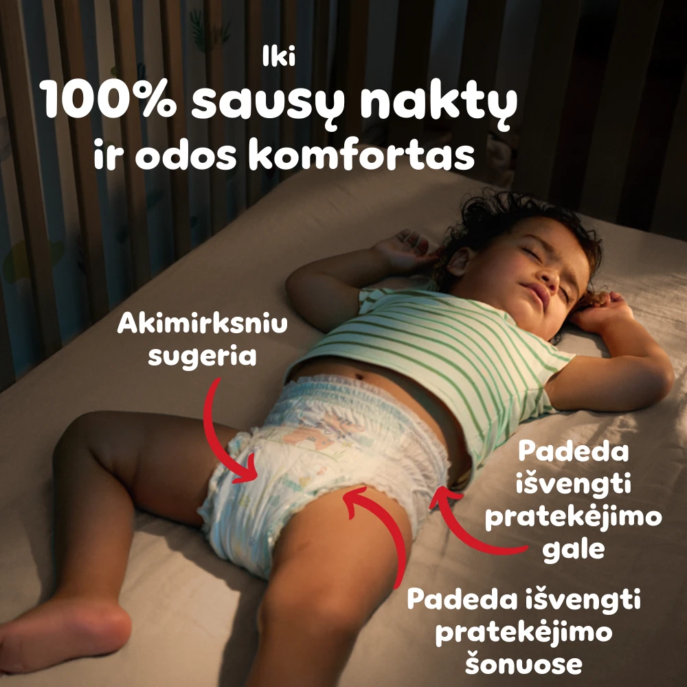 Pampers Active Baby Pants Sauskelnės, 8 Dydis, 112 vnt. aprašymas - Prekės nuotrauka