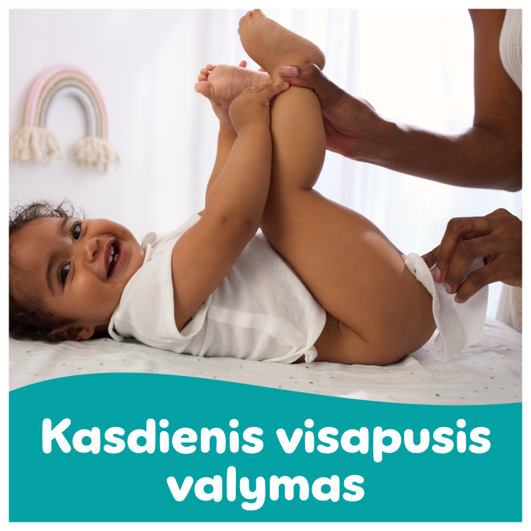 Pampers Fresh Clean Plastic Free Servetėlės Kūdikiams, 15 Pakuotė, 780 Servetėlės aprašymas - Prekės nuotrauka