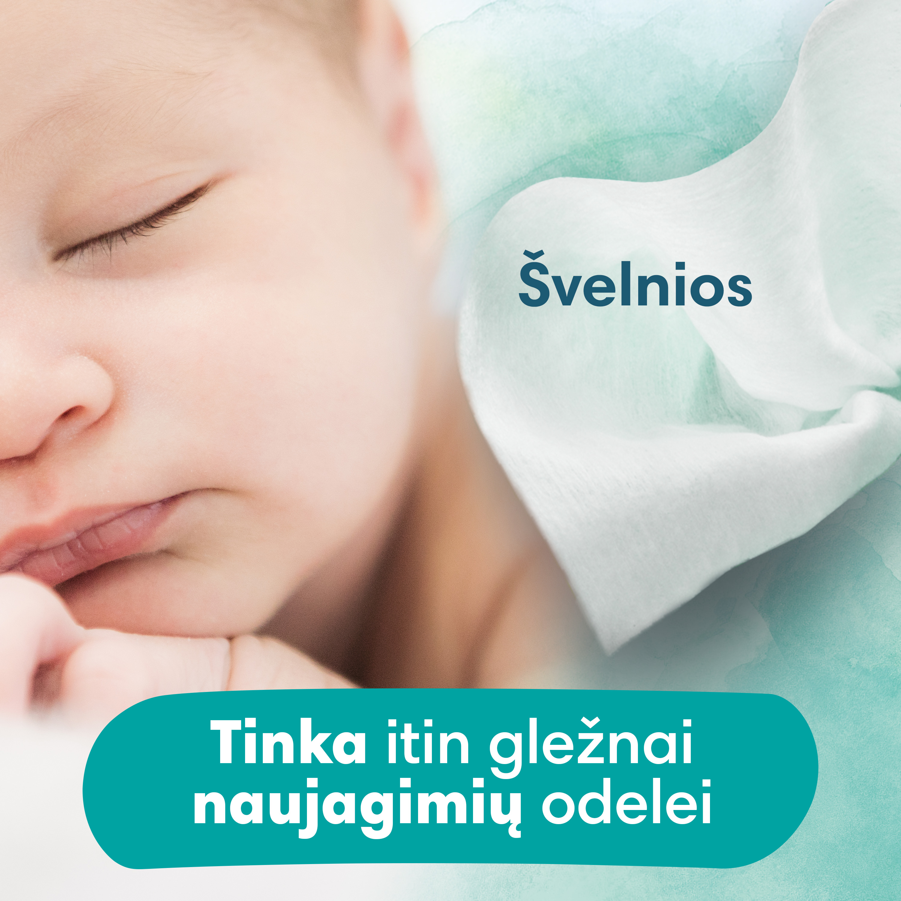 Servetėlės kūdikiams Pampers Harmonie New Baby, 9 pakuotės, 414 servetėlių aprašymas - Prekės nuotrauka