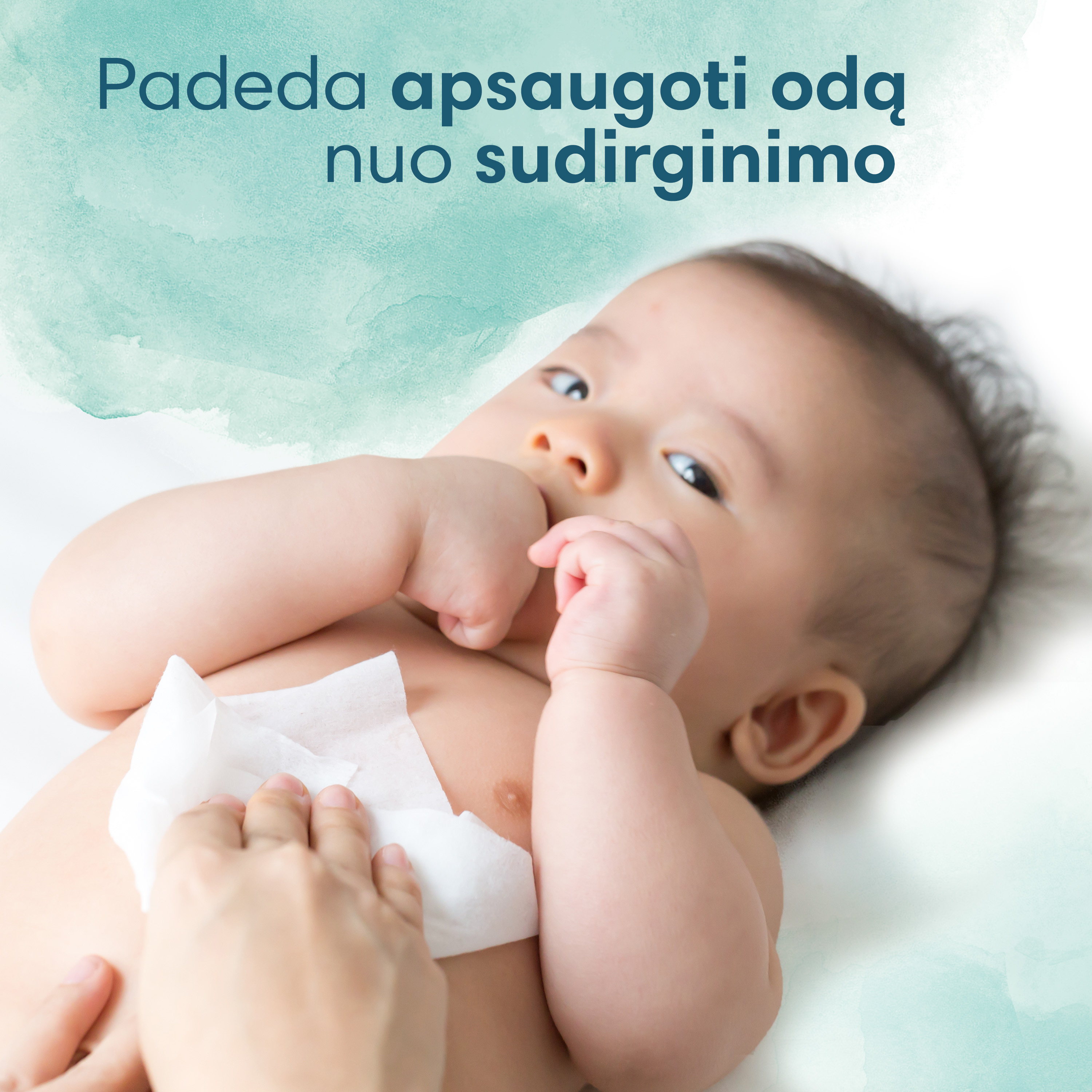 Servetėlės kūdikiams Pampers Harmonie New Baby, 9 pakuotės, 414 servetėlių aprašymas - Prekės nuotrauka