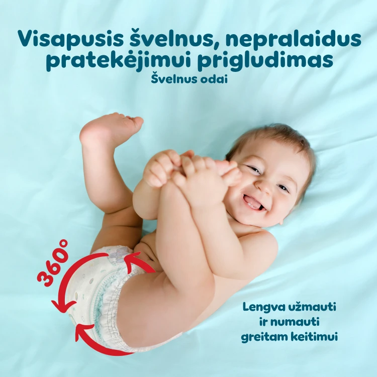 Pampers Premium Care Sauskelnės-Kelnaitės, 6 Dydžio, 96 vnt. aprašymas - Prekės nuotrauka