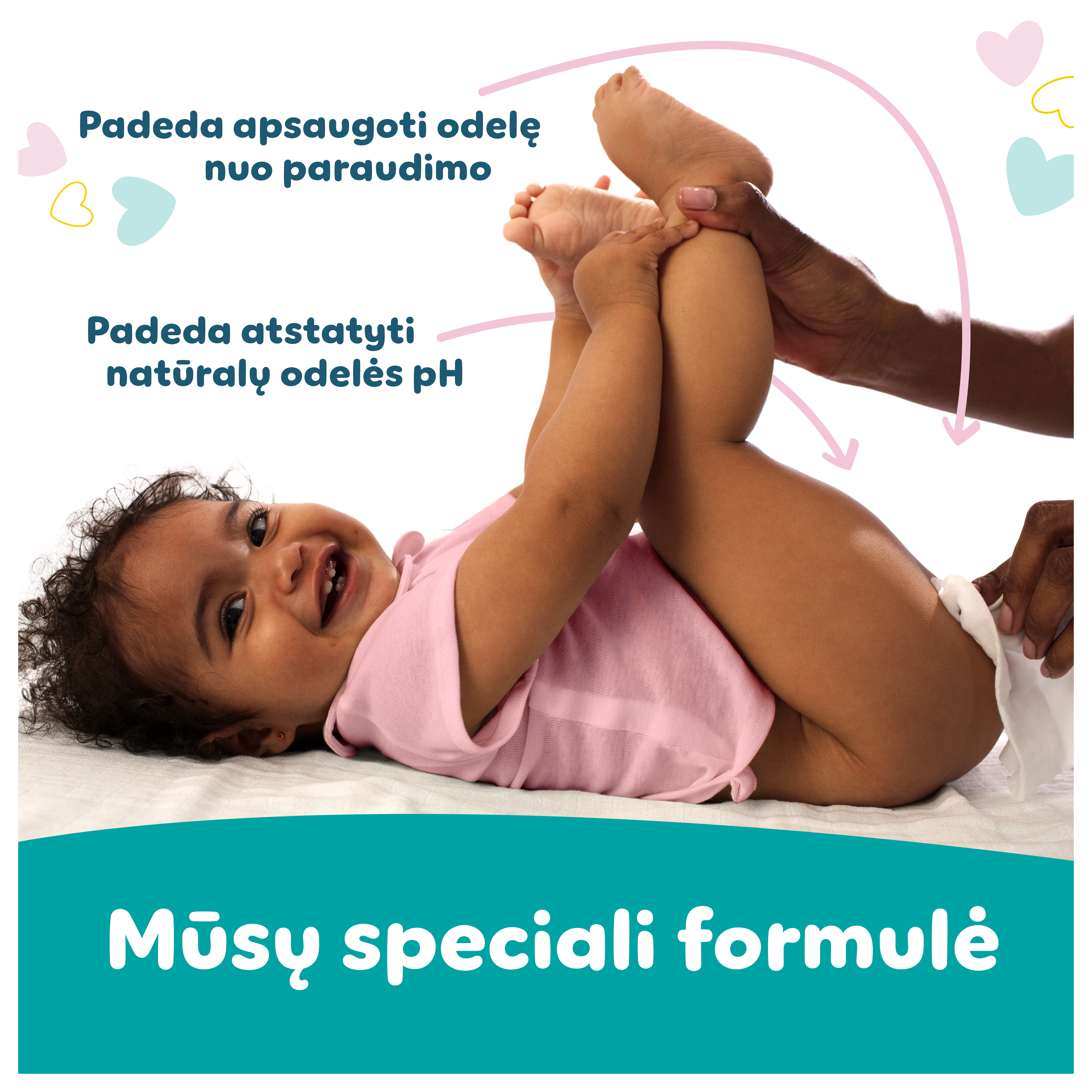 Pampers Sensitive Plastic Free Servetėlės Kūdikiams 24 Pakuotės, 1248 Servetėlės aprašymas - Prekės nuotrauka