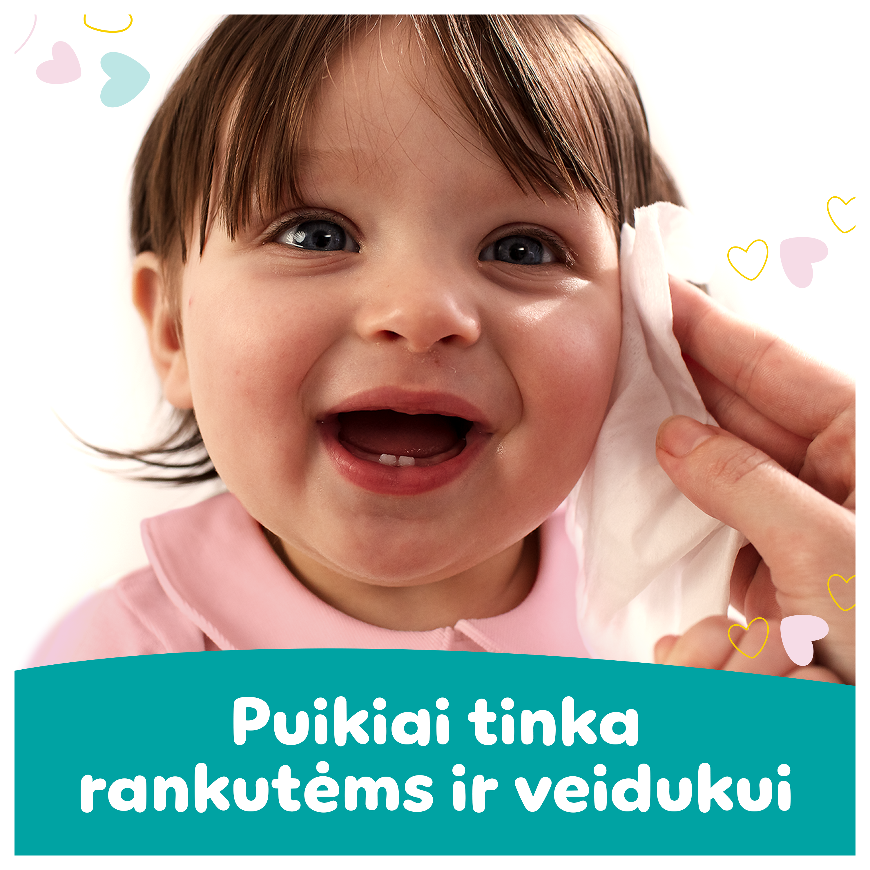 Pampers Sensitive Plastic Free Servetėlės Kūdikiams 24 Pakuotės, 1248 Servetėlės aprašymas - Prekės nuotrauka