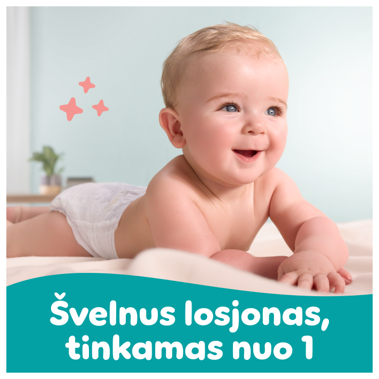 Pampers Sensitive Servetėlės Kūdikiams, 15 Pakuotė, 780 Servetėlės aprašymas - Prekės nuotrauka