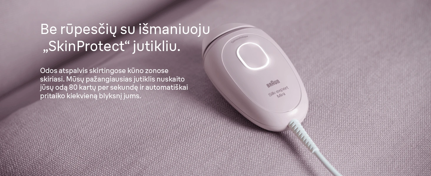 Braun PL1100 Silk-expert IPL mini Fotoepiliatorius aprašymas - Prekės nuotrauka