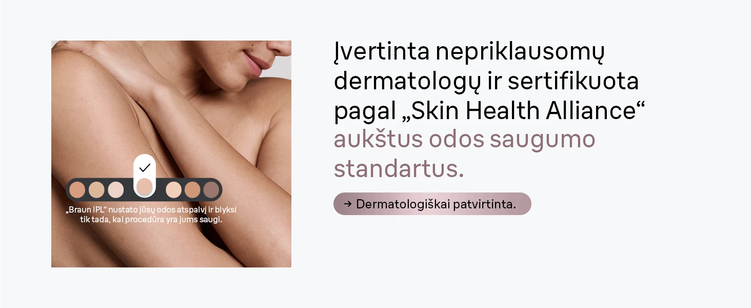 Braun PL1111 Silk-expert IPL mini Fotoepiliatorius aprašymas - Prekės nuotrauka
